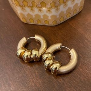 2 in 1 Hoop earrings